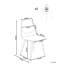 Set of 2 Dining Chairs HILDEN Corduroy-934326400