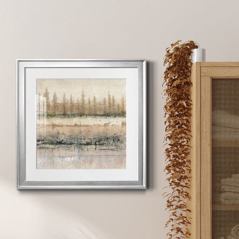 «What Lies Beneath I», reproduction de cadre photo, Cadre argenté, H 17,5 po x l 17,5 po x P 1,5 po