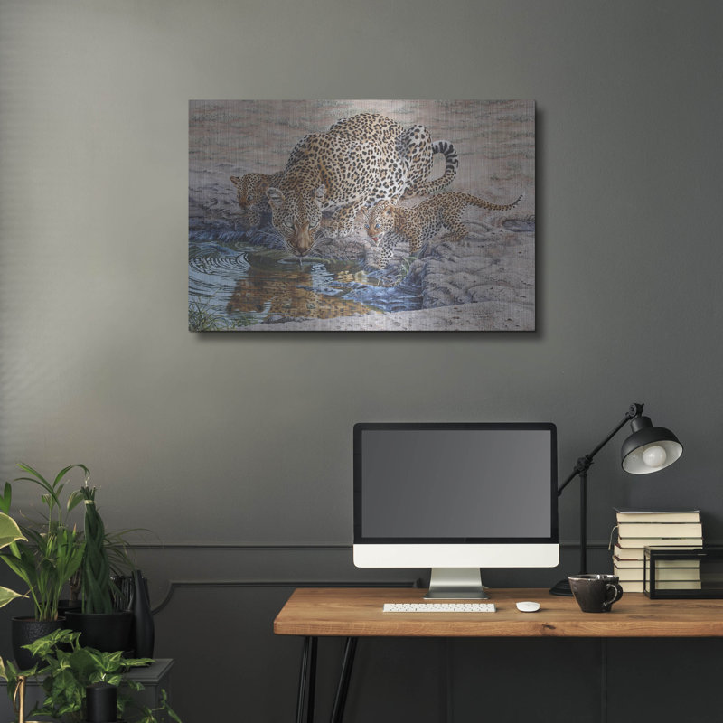  «Queen of Cubs» par Delene Lambert, art mural en métal, 36 po x 24 po, H 24 po x l 36 po