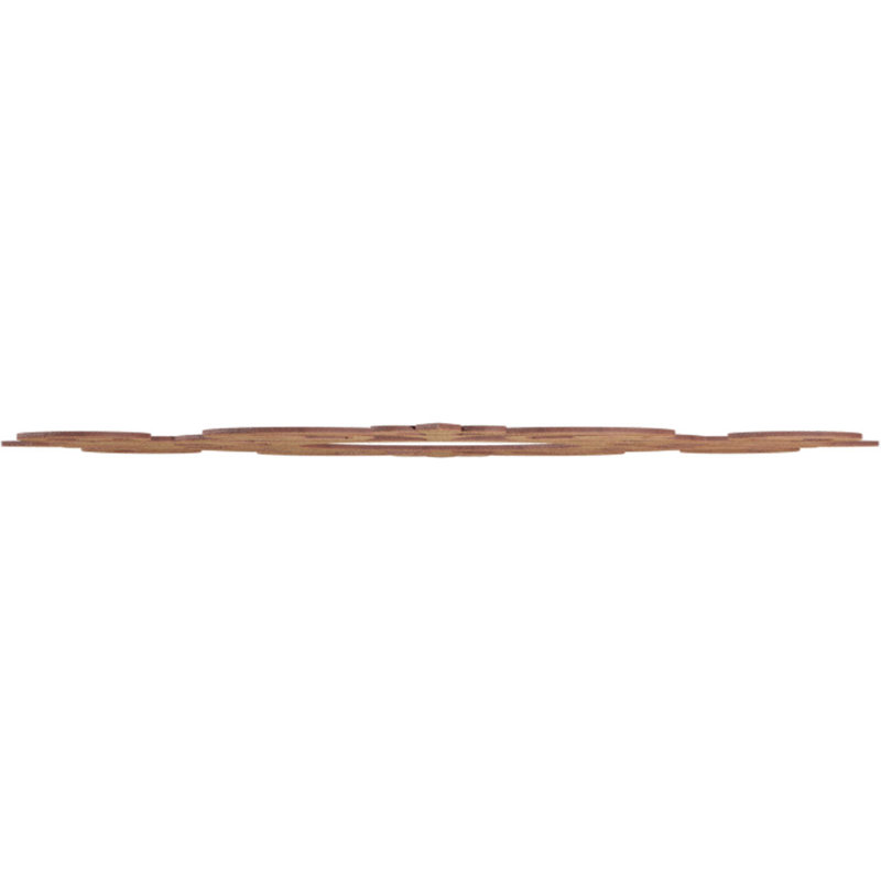 Médaillon de plafond en bois Dijon, H 40 po x l 40 po x P 0,25 po, Noyer