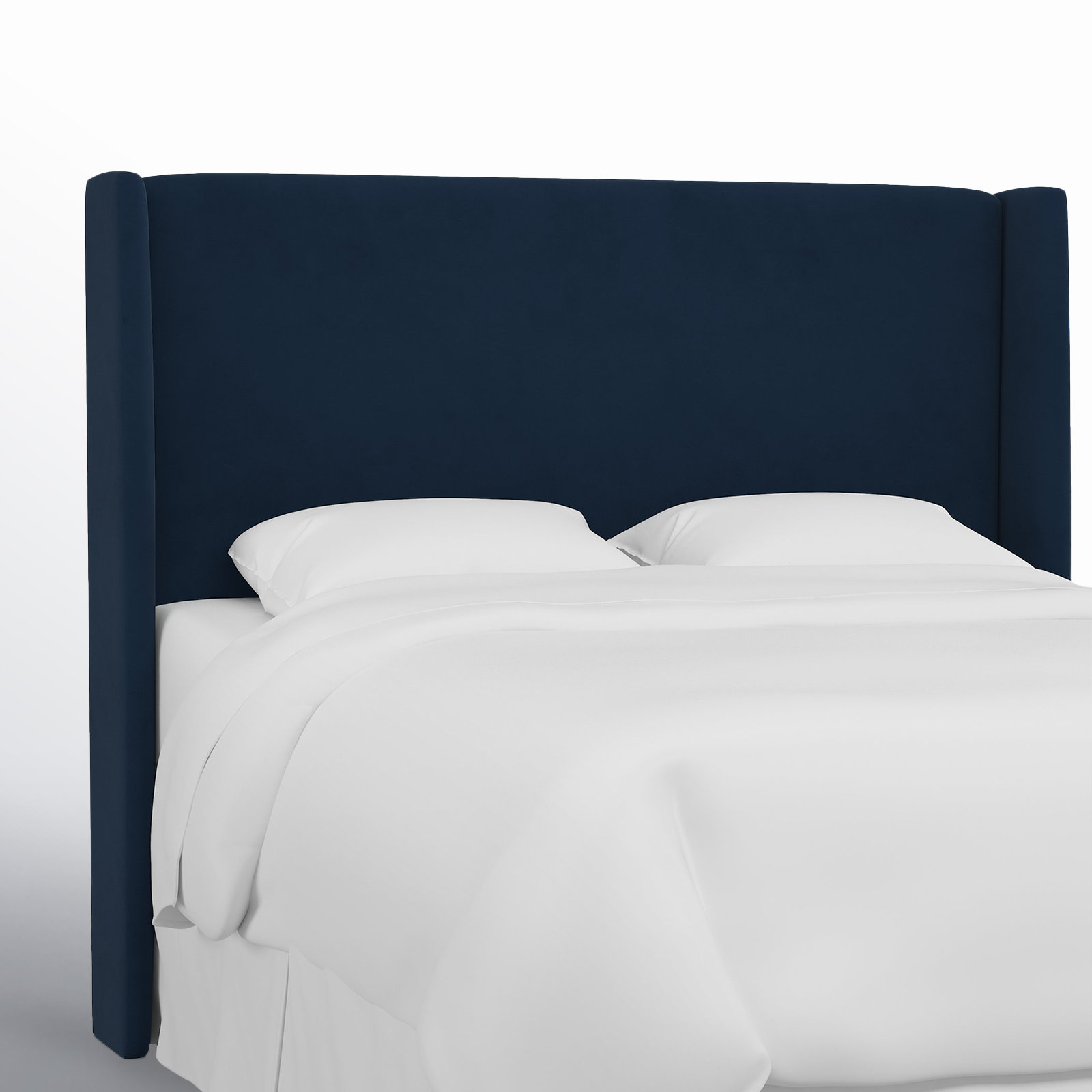 Tilly Upholstered Headboard, King, Classic Ink Performance Velvet