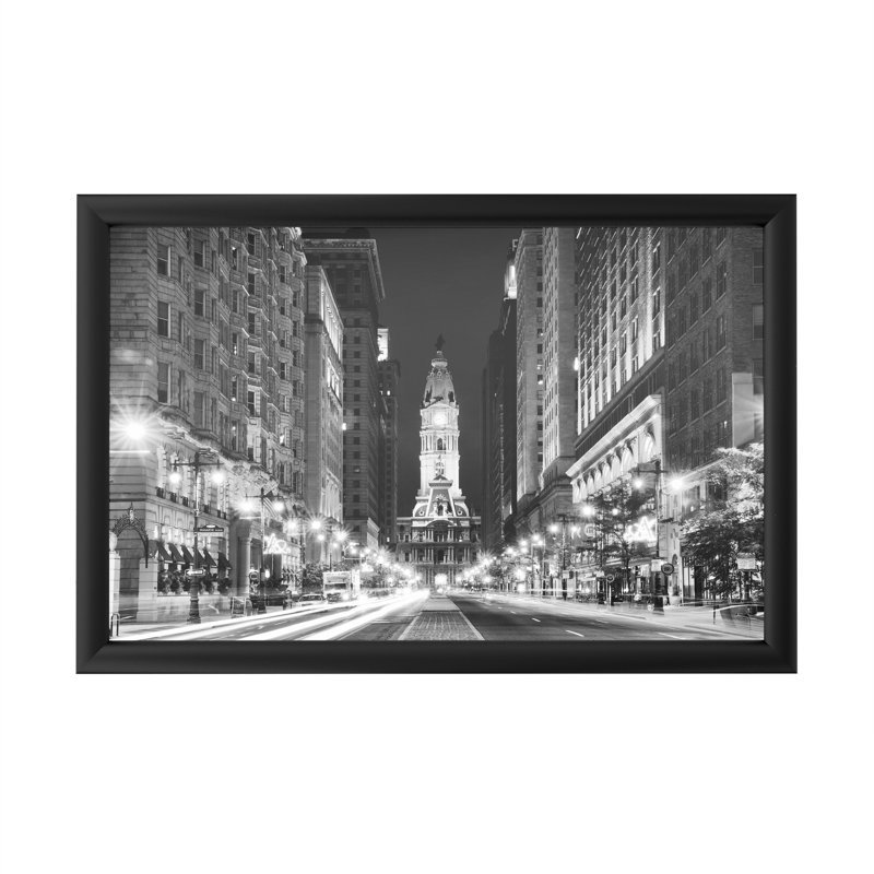Reproduction de photo sur toile encadrée « City Hall Philadelphia 2 » par Philippe Hugonnard
