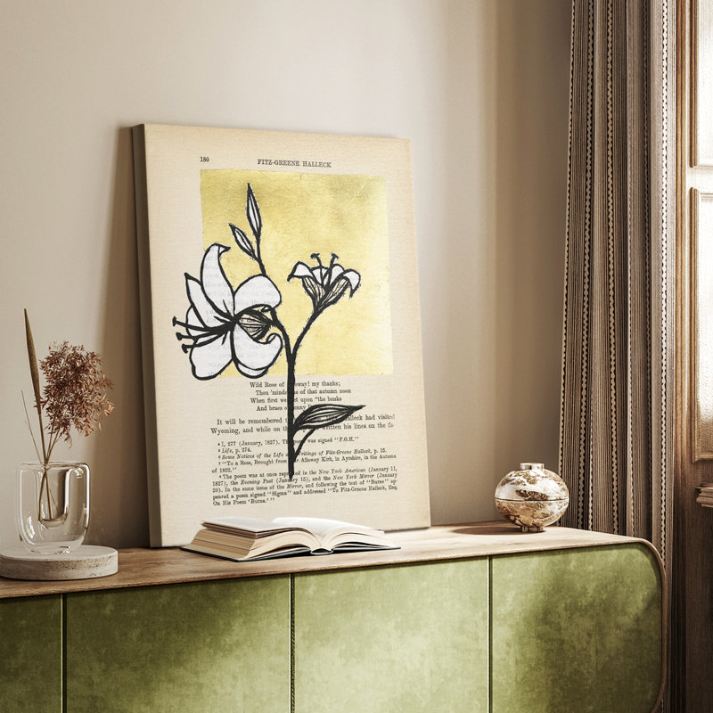 Floral Diary IV - Gallery Cavas, H 36 po x l 24 po