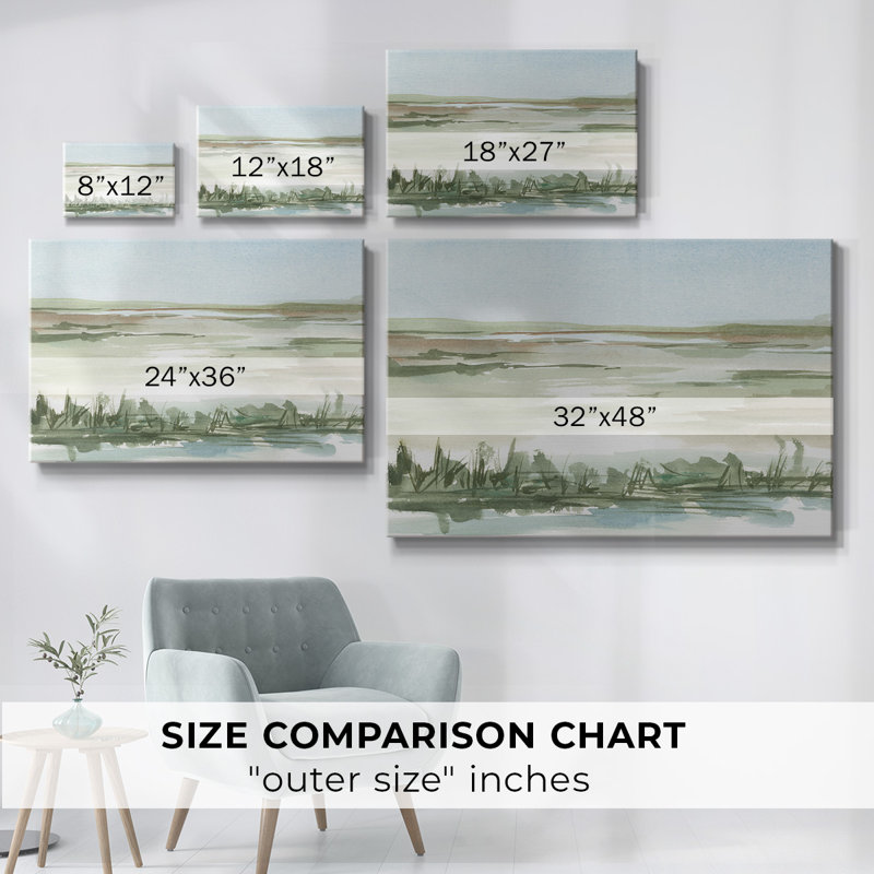Peaceful Lowland II-Gallery, toile tendue, H 12 po x l 18 po