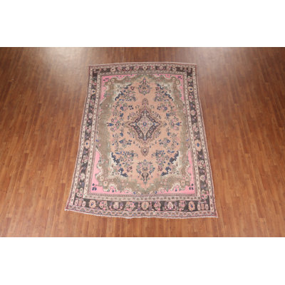 Hand-Knotted Wool   Area Rug 7x10