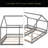 Twin Size House Platform Beds,Two Shared Beds-1714078630