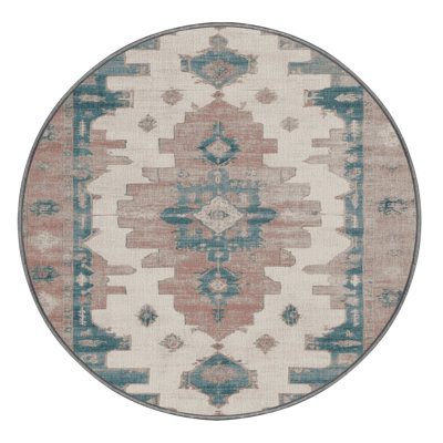 Machine Washable Overdyed Grey Area Rug