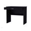 Bureau noir avec tiroir et tablette-178654832