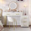 Bureau de meuble-lavabo rembourré avec fauteuil-1318161500
