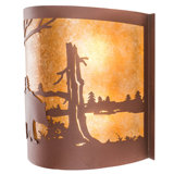 2 - Light Flush Mounted Sconce