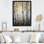 «Birch Tree Forest Wonderland V», reproduction sur toile