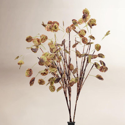 Artificial Farmhouse Fall Sprays Long Stem Foliage Leaves For Vase Filler, Home Office Decor Table Centerpiece