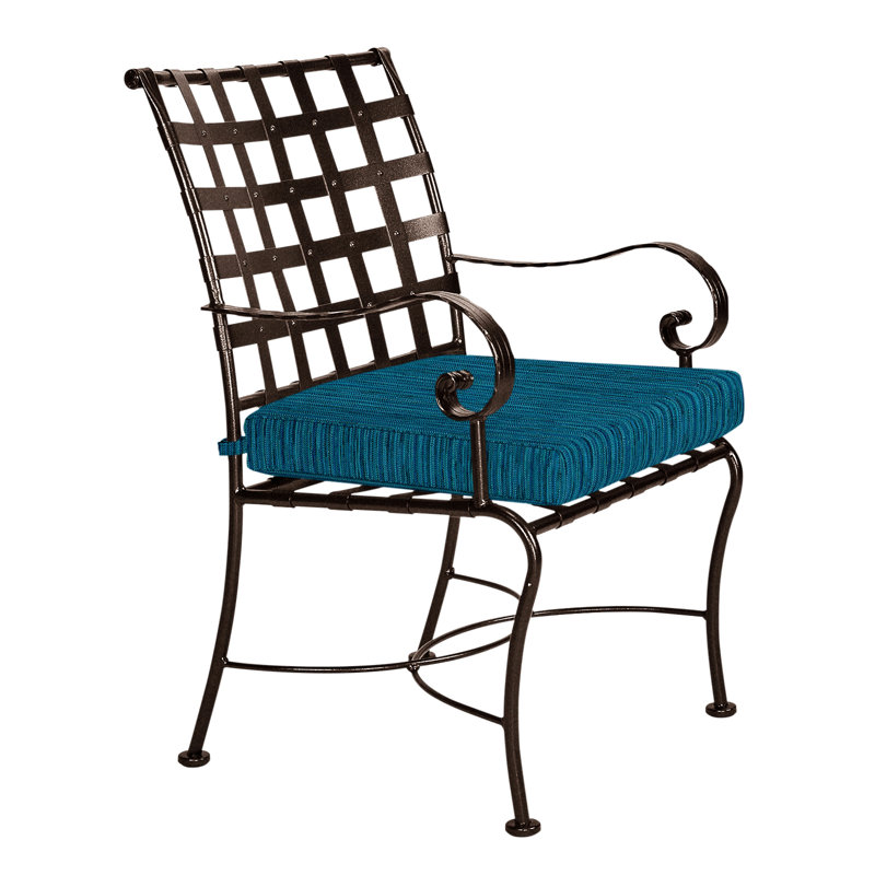 Classico Outdoor Dining Armchair, Copper Creek, Flagship Stone Sunbrella®