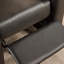 85.5cm Wide Faux Leather Rocker