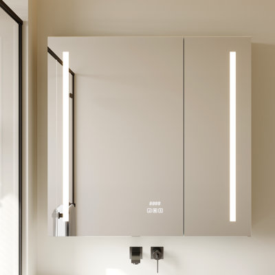 Haubert 36 Inch LED Medicine Cabinet