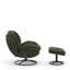 Azura Swivel Accent Chair with Footstool-1069433650
