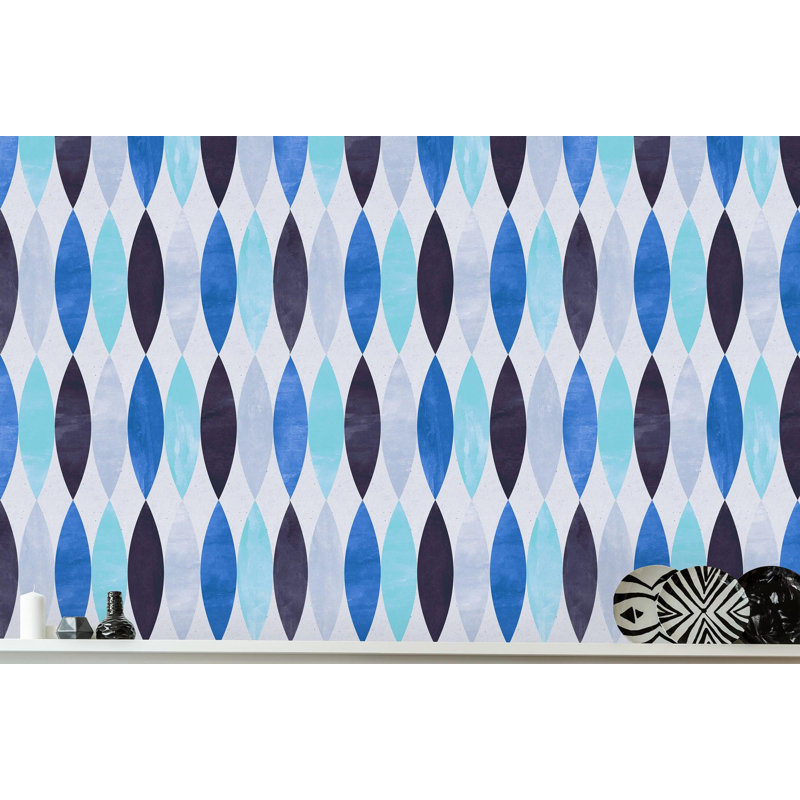 Murale à peindre scandinave, l 25 po x L 120 po