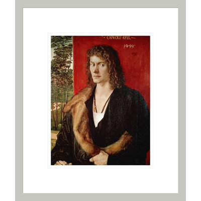 Portrait d'Oswolt Krel par Albrecht Dürer, impression giclée sur cadre
