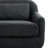 Upholstered Dark Gray Chenille Swivel Oversized Lounge Armchair With Pillow And Metal Base (Set of 2)-1364762078