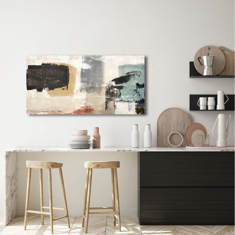 2LM6195 Gemini 1 Piece Wrapped Canvas Wall Art, 60cm H x 120cm W x 4cm D