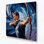 Art mural en métal gris Sports Archery