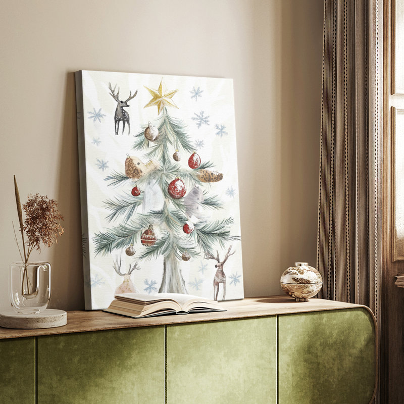 Art des Fêtes de Noël - Cccxiii, H 12 po x l 8 po