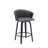 Boeschen Swivel Counter or Bar Height Upholstered Bar Stool with Arms and Footrest in Wood-1968979423-1987370489