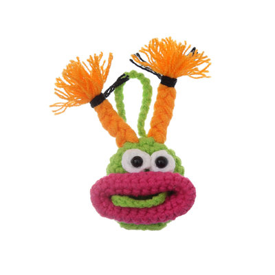 Quirky Ugly And Cute Sausage-mouth Knitted Pendant