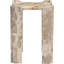 Table de bout / d'appoint en marbre véritable beige Abe-348167154