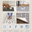 Tapis décoratif tribal Zen 8 pi x 2 pi, imperméable, antidérapant, antidérapant-931761900-931761861-931761721