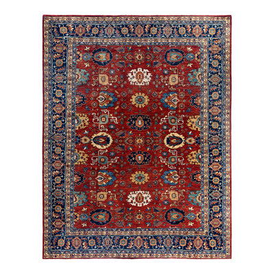 Serapi One-of-a-Kind Rectangle 9'x 11'9" Hand Knotted Area Rug