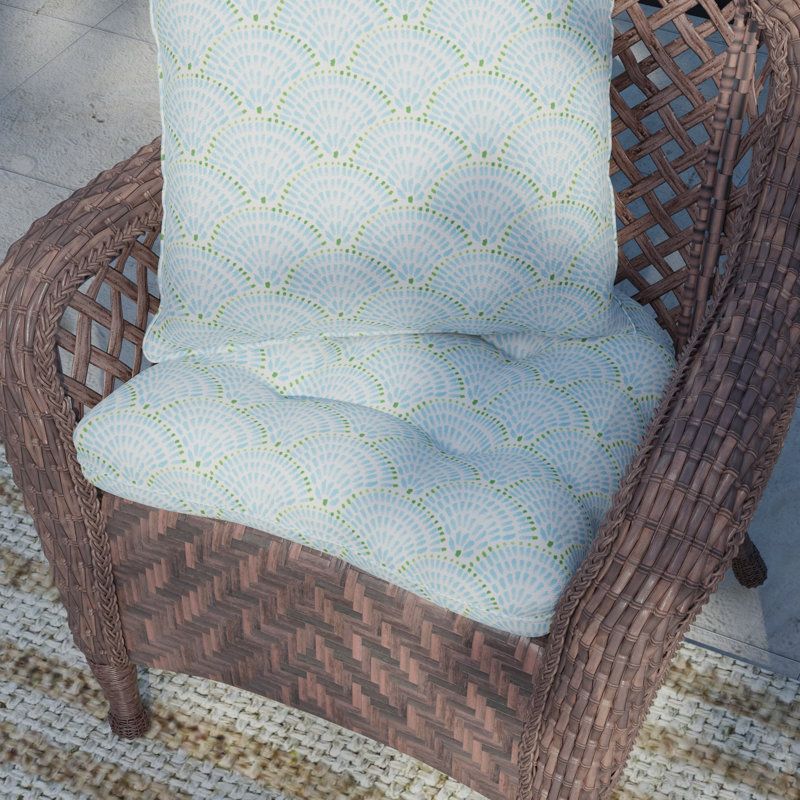 Ensemble de coussins 1 pièce Lillian Lillian, Formes géométriques bleu clair