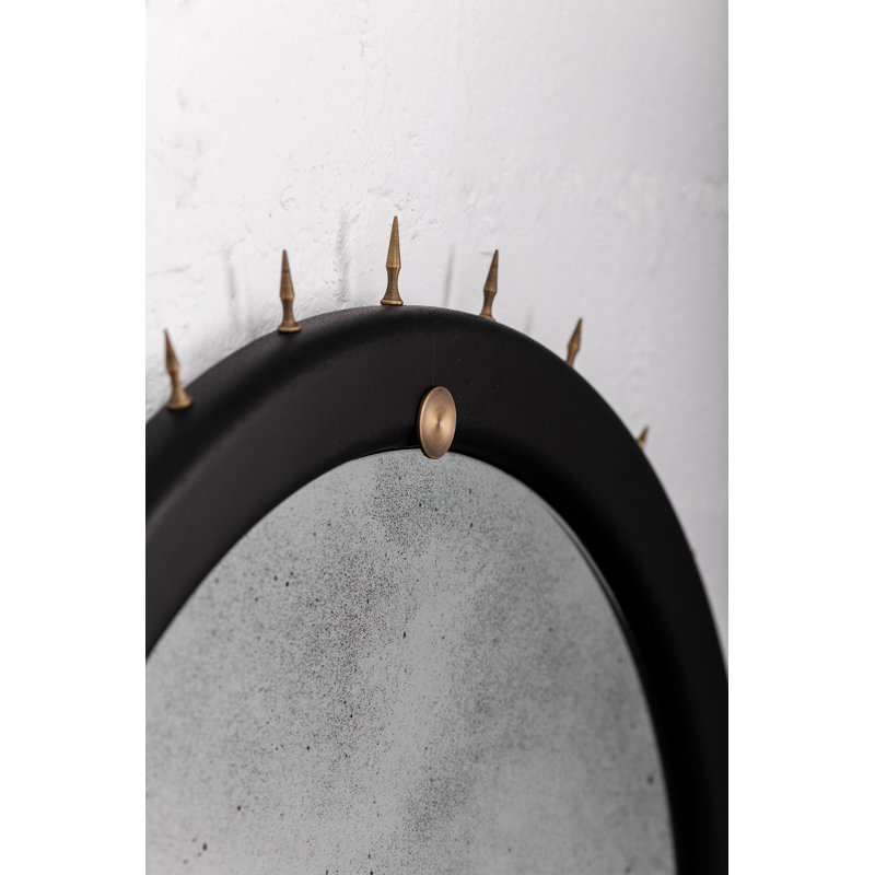 Sitiera Aged Solid Wood Mirror, Bronze