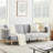 Abdulkadyr 78.74'' Upholstered Tight Back Convertible Sofa-510318796
