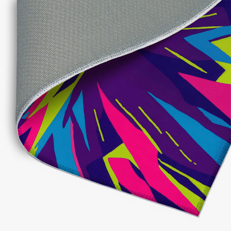 Tapis intérieur et extérieur Neon Shadows, Rectangle 5 pi x 7 pi