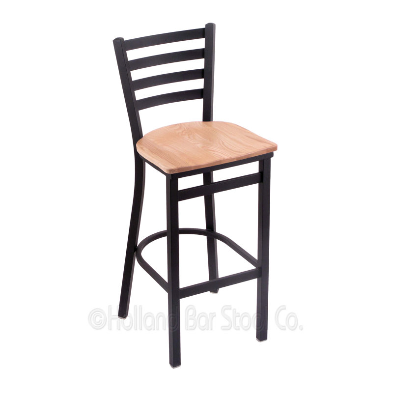 400 Jackie Bar & Counter Stool, Wood-Natural Oak, Counter Stool (25" Seat Height)