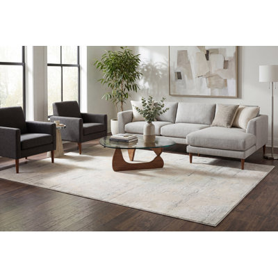 Tapis ivoire / beige Shaniya