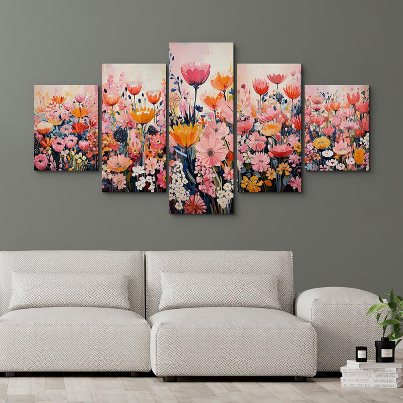 Impression sur toile 5 pièces
