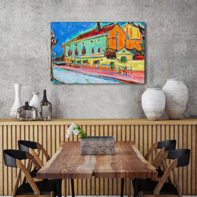 3AA6306 Dance Hall Bellevue 1 Piece Wrapped Canvas Wall Art, 60cm H x 80cm W x 4cm D
