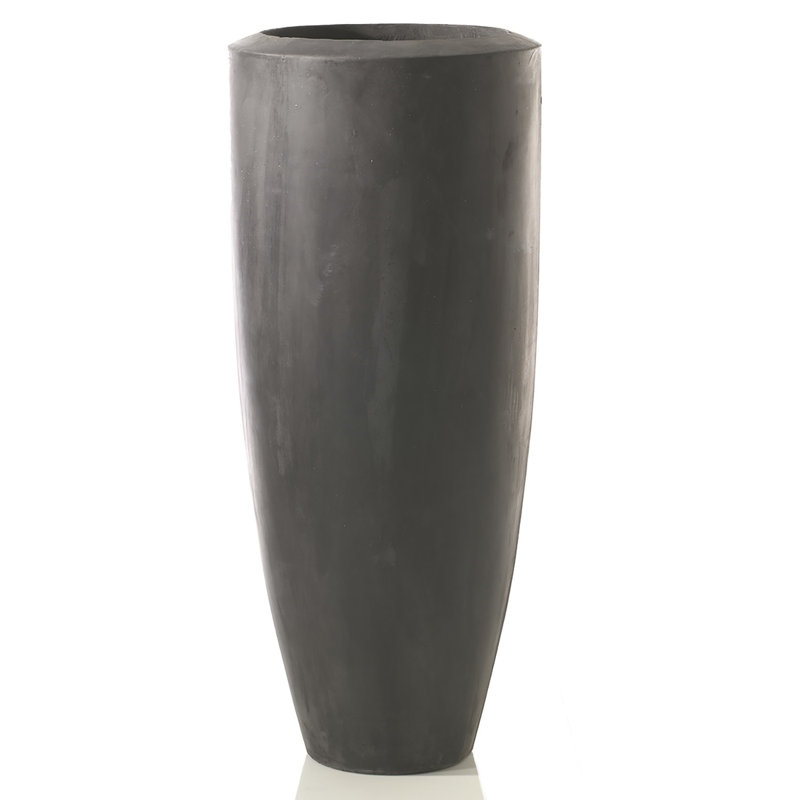 Pot de fleurs en béton Sigman, H 39 po x l 16,5 po x 16,5 po