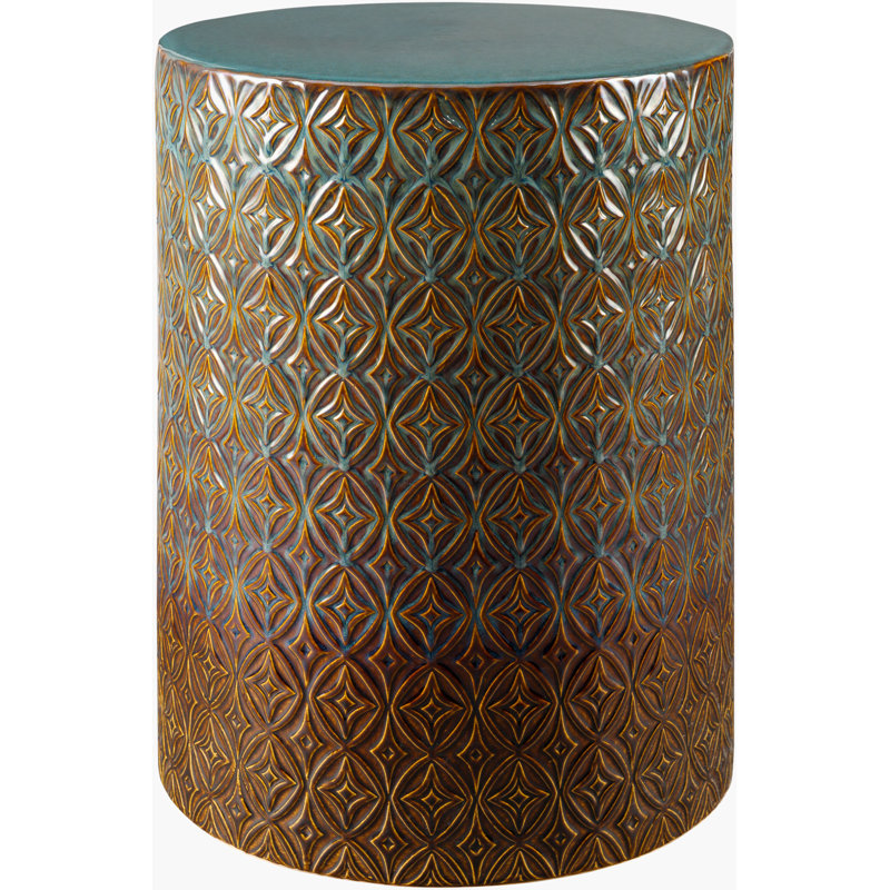 Anaruth Accent Stool, Blue
