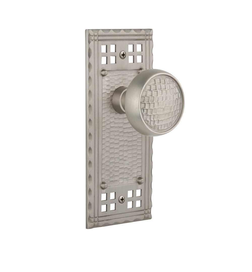 Craftsman Plate with Craftsman Door Knob Nostalgic Warehouse