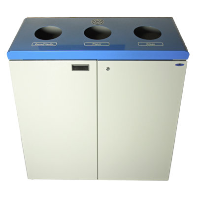 Poubelle de recyclage multi-compartiments 53 gallons 3 Stream