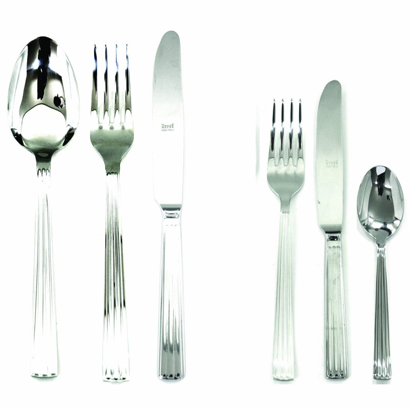 Ensemble de couverts Sole - 36 pièces - Acier inoxydable