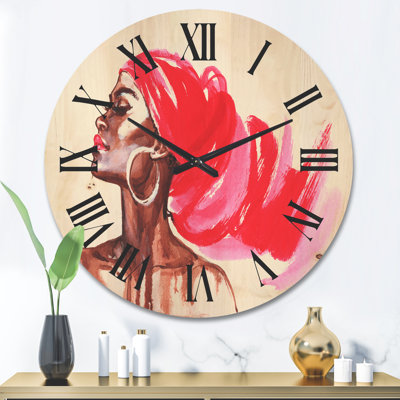 Solid Wood Wall Clock