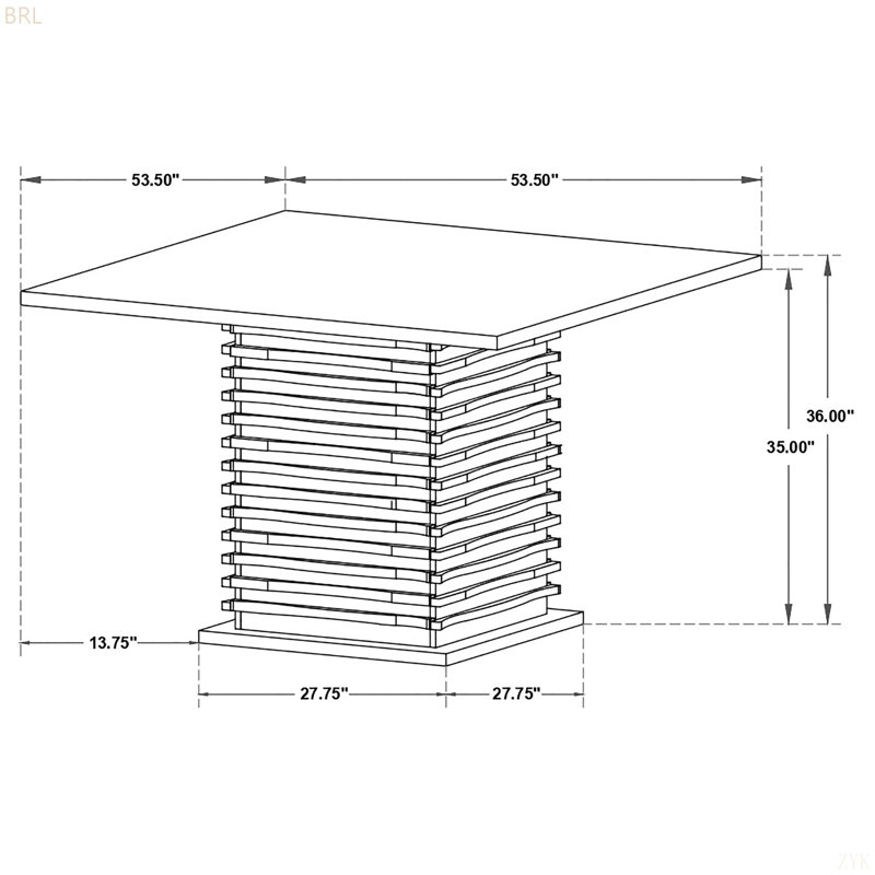Ensemble de salle à manger Giannis, 9 pièces : table, 8 chaises
