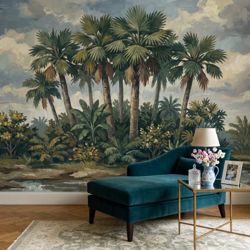 Décoration murale amovible ciel bleu ciel nuageux ciel couvert, 140 po x 108 po, Texturé non collé