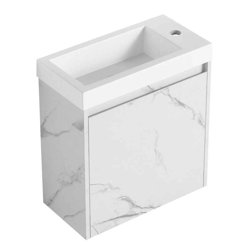 Wall Mounted Bathroom Vanity With Sink