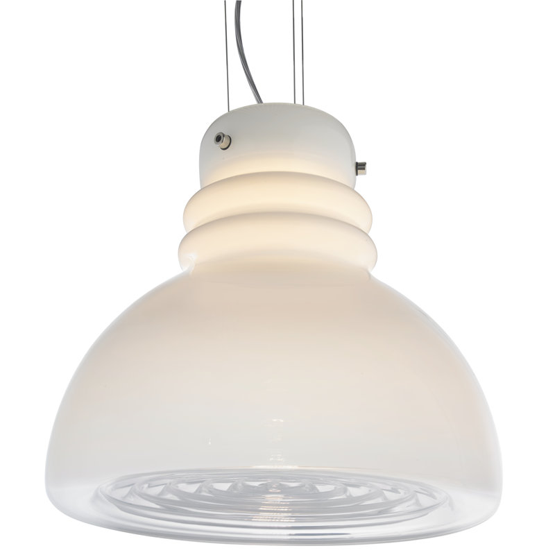Torino 1-Light Pendant, White