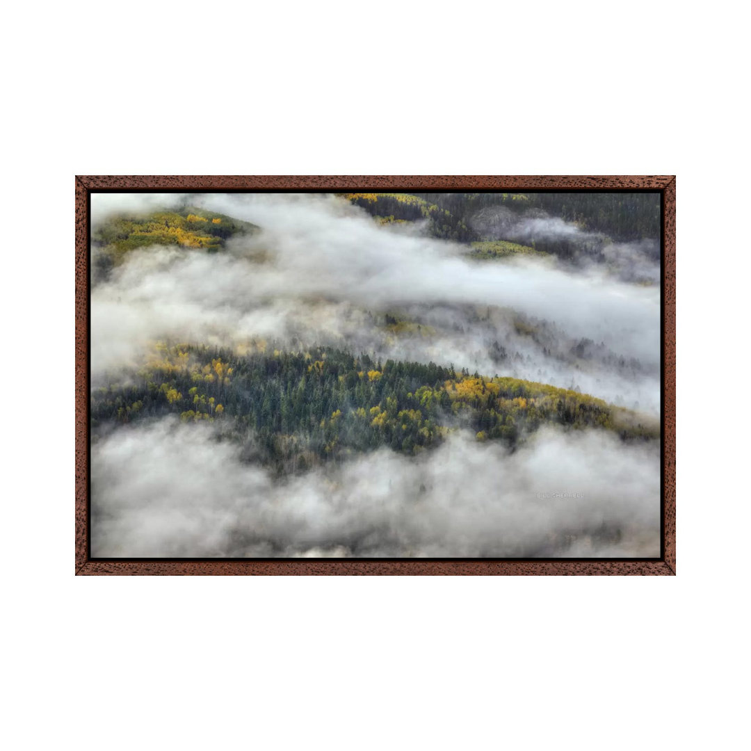 Aspen Forest In The Clouds von Bill Sherrell - Gallery-Wrapped Canvas Giclée on Canvas